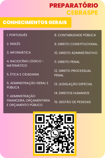 Assistente para Concursos Cebraspe